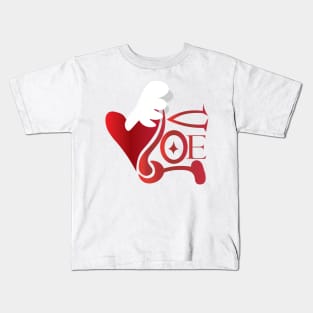 love Valentine's Day Kids T-Shirt